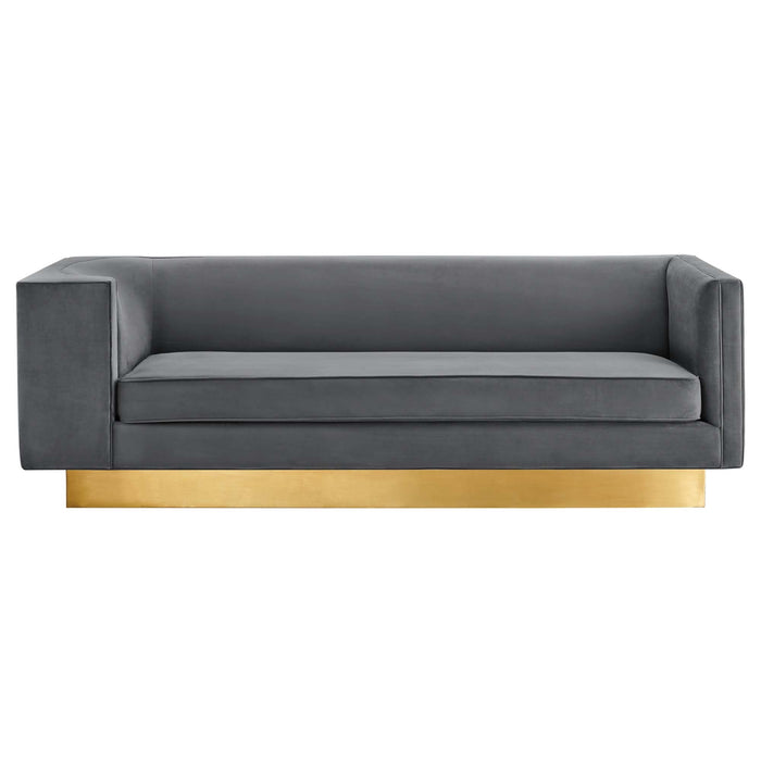 Eminence Upholstered Performance Velvet Sofa - view 28