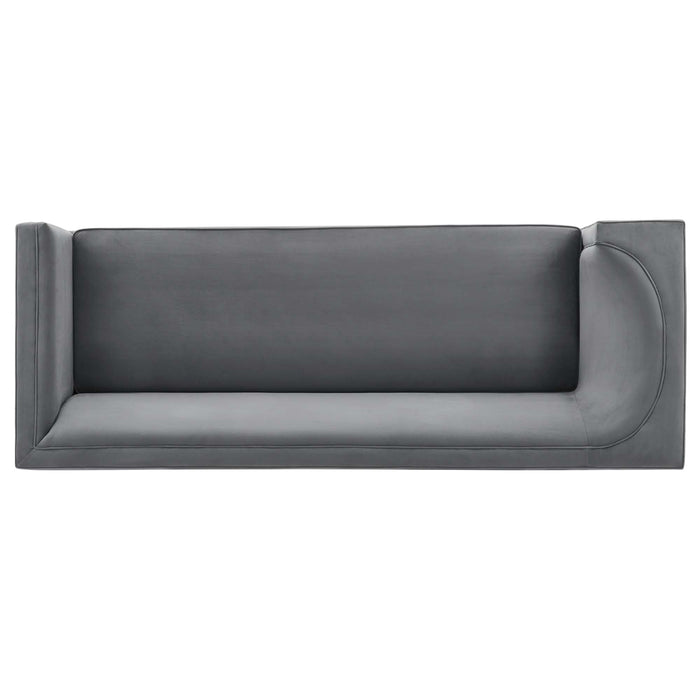 Eminence Upholstered Performance Velvet Sofa - view 29