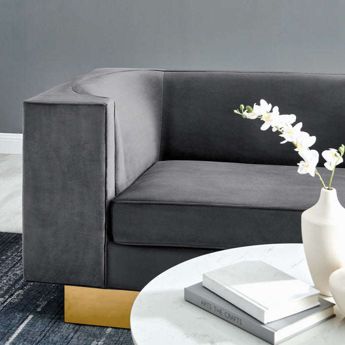 Eminence Upholstered Performance Velvet Sofa - view 24