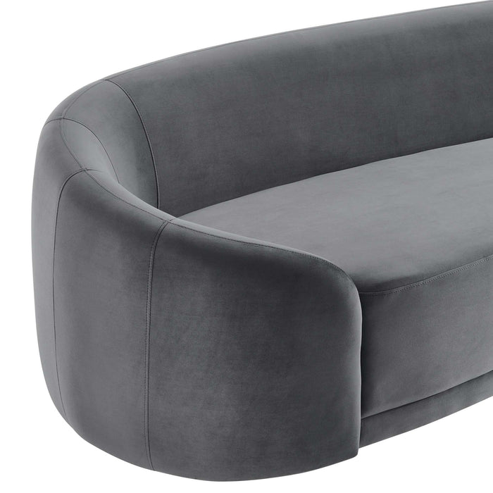 Contessa Performance Velvet Sofa - view 8