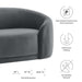 Contessa Performance Velvet Sofa - detail close-up