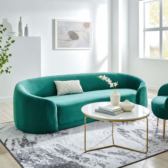 Contessa Performance Velvet Sofa - view 9