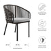 Harbor Outdoor Patio Armchair - detail close-up