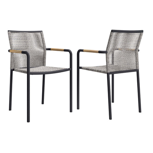 Serenity Outdoor Patio Armchairs Set of 2 - alternate angle view