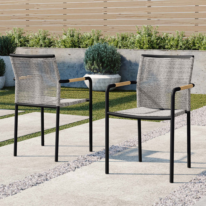 Serenity Outdoor Patio Armchairs Set of 2 - Modway \outdoor\dining chairs