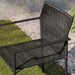 Lagoon Outdoor Patio Dining Armchairs Set of 2 - in lifestyle setting