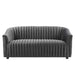 Announce Performance Velvet Channel Tufted Loveseat - view 7
