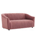Announce Performance Velvet Channel Tufted Loveseat - view 10