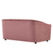 Announce Performance Velvet Channel Tufted Loveseat - view 14