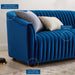 Announce Performance Velvet Channel Tufted Loveseat - view 19