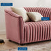 Announce Performance Velvet Channel Tufted Loveseat - view 11