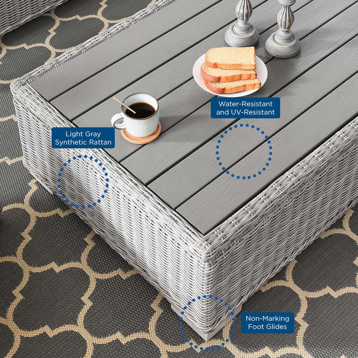 Conway 5-Piece Outdoor Patio Wicker Rattan Furniture Set outdoor patio furniture set