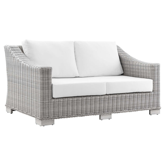 Conway 5-Piece Outdoor Patio Wicker Rattan Furniture Set by Modway - view 24