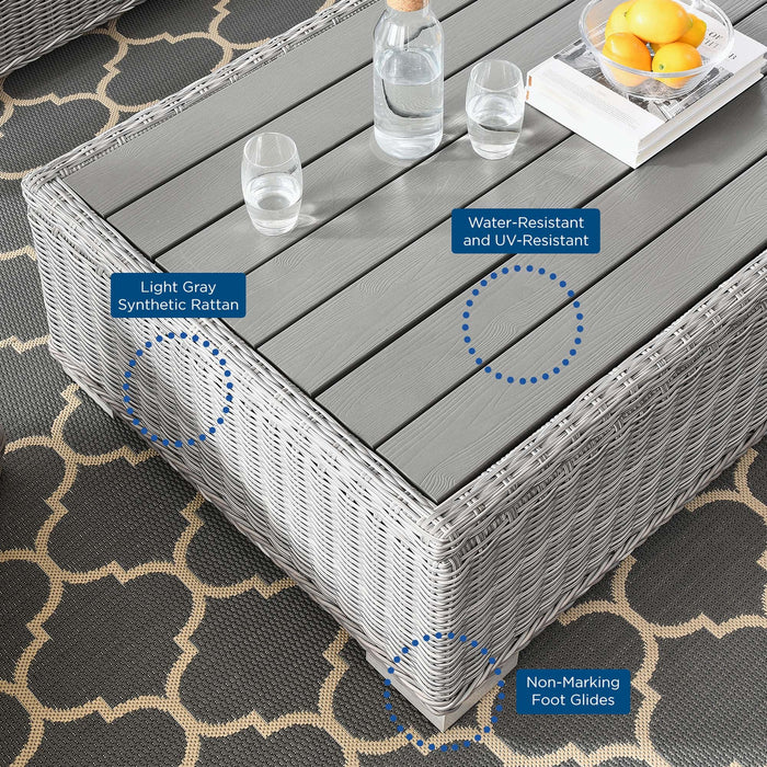 Conway 4-Piece Outdoor Patio Wicker Rattan Furniture Set by Modway - view 20