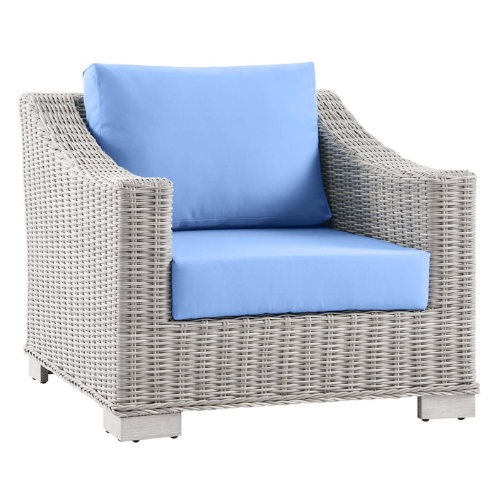 Conway 4-Piece Outdoor Patio Wicker Rattan Furniture Set by Modway - view 23