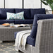 Conway 5-Piece Outdoor Patio Wicker Rattan Furniture Set outdoor patio furniture set side view