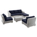 Conway 5-Piece Outdoor Patio Wicker Rattan Furniture Set outdoor patio furniture set angle view