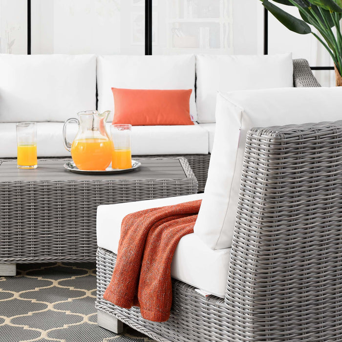 Conway 5-Piece Outdoor Patio Wicker Rattan Furniture Set