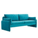 Indicate Performance Velvet Sofa Blue EEI-5150-BLU