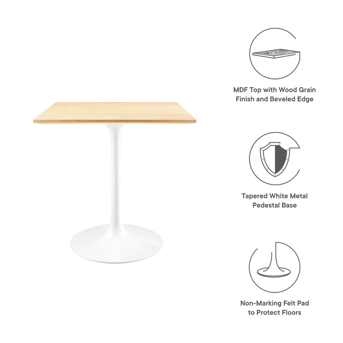 Lippa Square Wood Dining Table