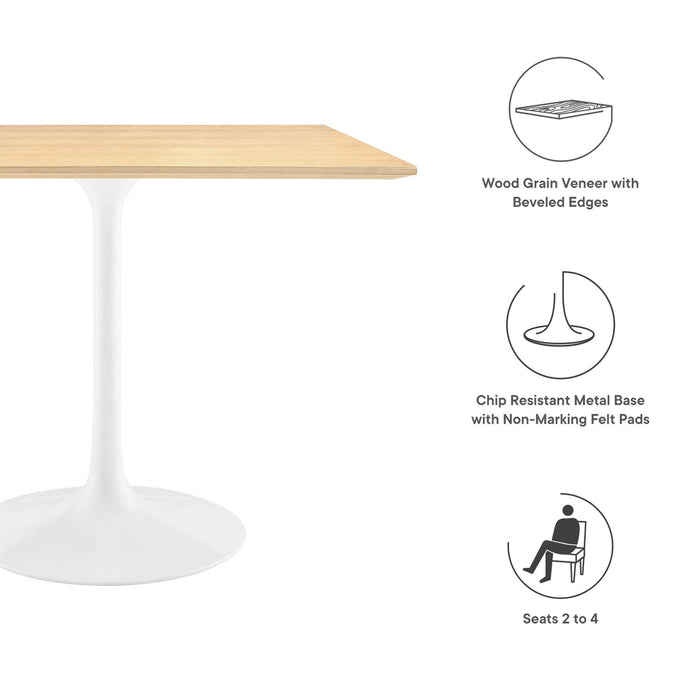 Lippa Square Wood Dining Table
