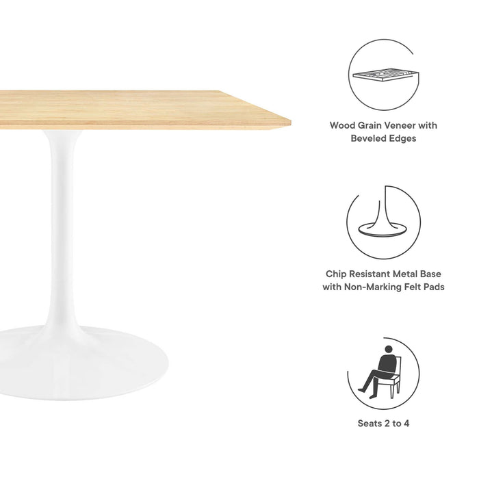 Lippa Square Wood Dining Table