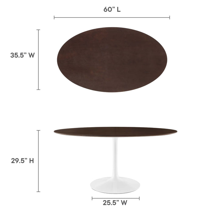 Lippa Oval Wood Dining Table