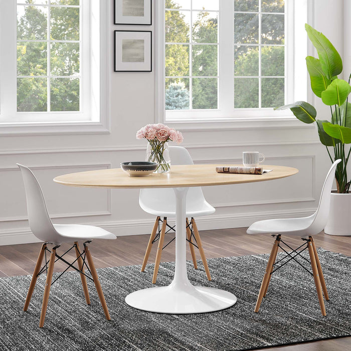 Lippa Oval Wood Dining Table