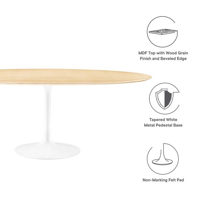 Lippa Oval Wood Dining Table