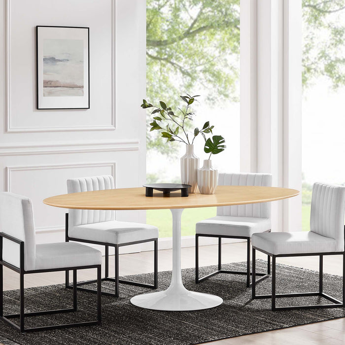 Lippa Oval Wood Dining Table