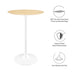 Modway Lippa Round Wood Bar Table Living Room Furniture - View 38