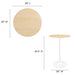 Modway Lippa Round Wood Bar Table Living Room Furniture - View 39