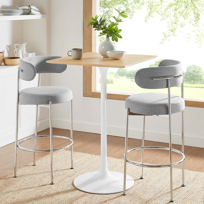 Lippa Square Wood Bar Table