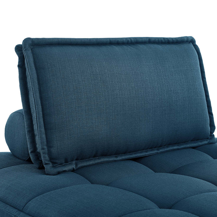 Saunter 5-Piece Tufted Fabric Fabric Sectional Sofa by Modway - alternate view
