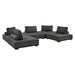Saunter 5-Piece Tufted Fabric Fabric Sectional Sofa by Modway - view 20