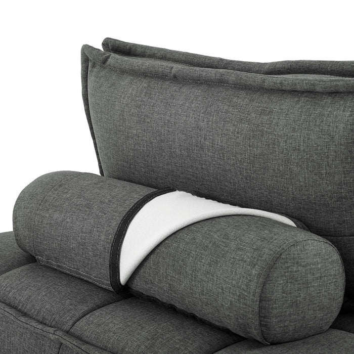 Saunter 5-Piece Tufted Fabric Fabric Sectional Sofa by Modway - view 27
