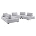 Saunter 5-Piece Tufted Fabric Fabric Sectional Sofa by Modway - view 29