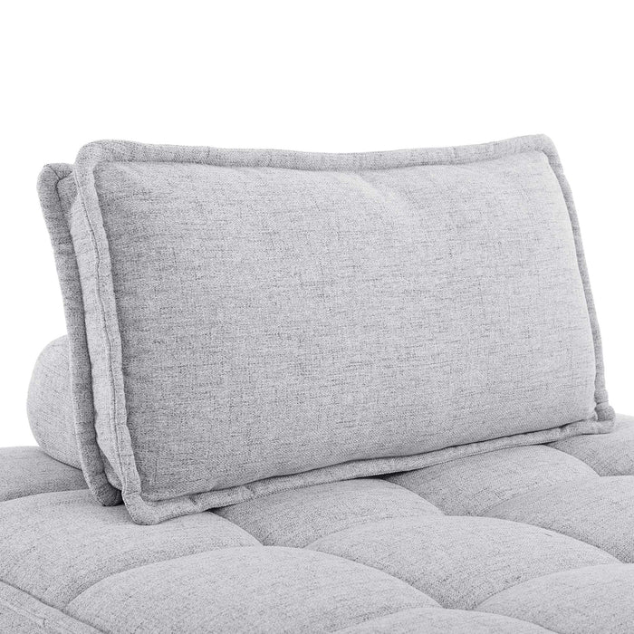 Saunter 5-Piece Tufted Fabric Fabric Sectional Sofa sectional sofa lifestyle shot