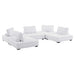 Saunter 5-Piece Tufted Fabric Fabric Sectional Sofa sectional sofa angle view