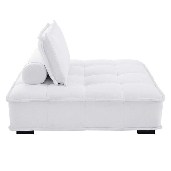 Saunter 5-Piece Tufted Fabric Fabric Sectional Sofa sectional sofa side view
