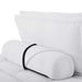 Saunter 5-Piece Tufted Fabric Fabric Sectional Sofa sectional sofa dimensions and measurements
