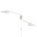 Modway Journey 2-Light Swing Arm Wall Sconce - View 11