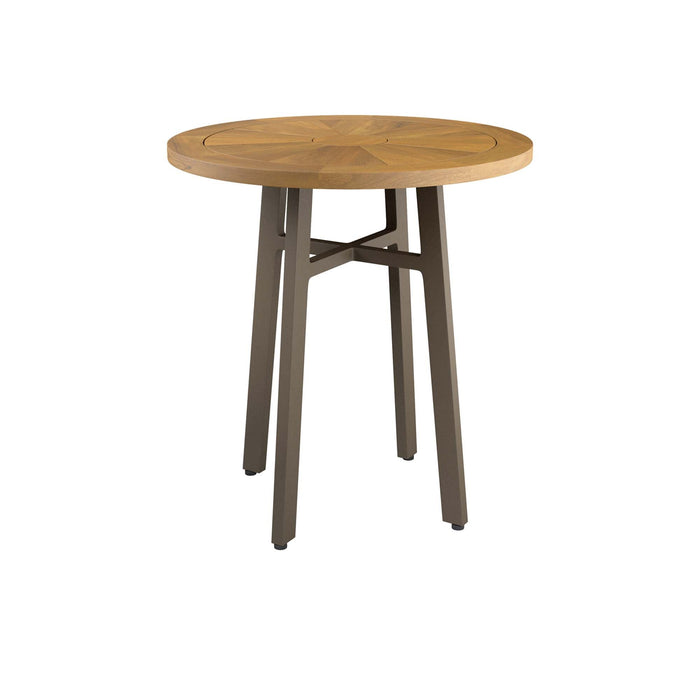 Meadow Outdoor Patio Teak Wood Dining Table - alternate angle view