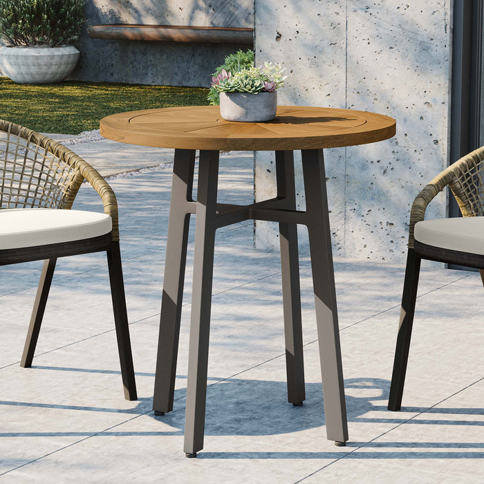 Meadow Outdoor Patio Teak Wood Dining Table - Modway \outdoor\dining tables