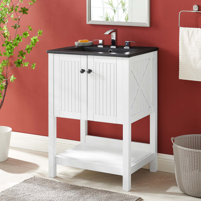 Steam Bathroom Vanity Basin Included