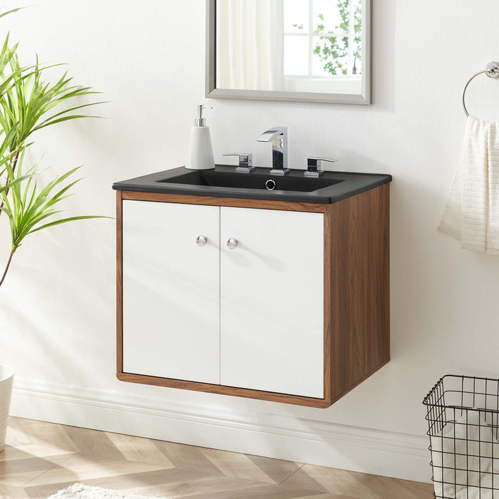 Transmit Wall-Mount Bathroom Vanity Basin Included