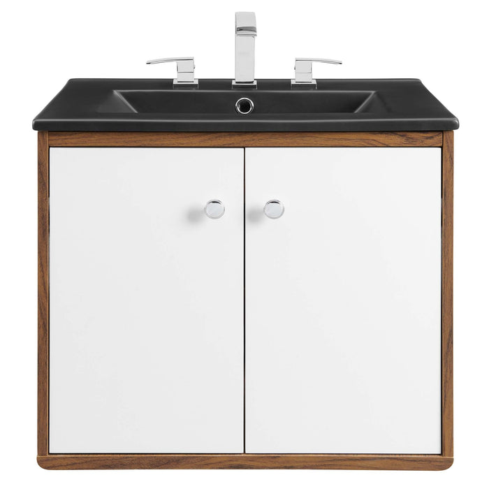 Transmit Wall-Mount Bathroom Vanity Basin Included