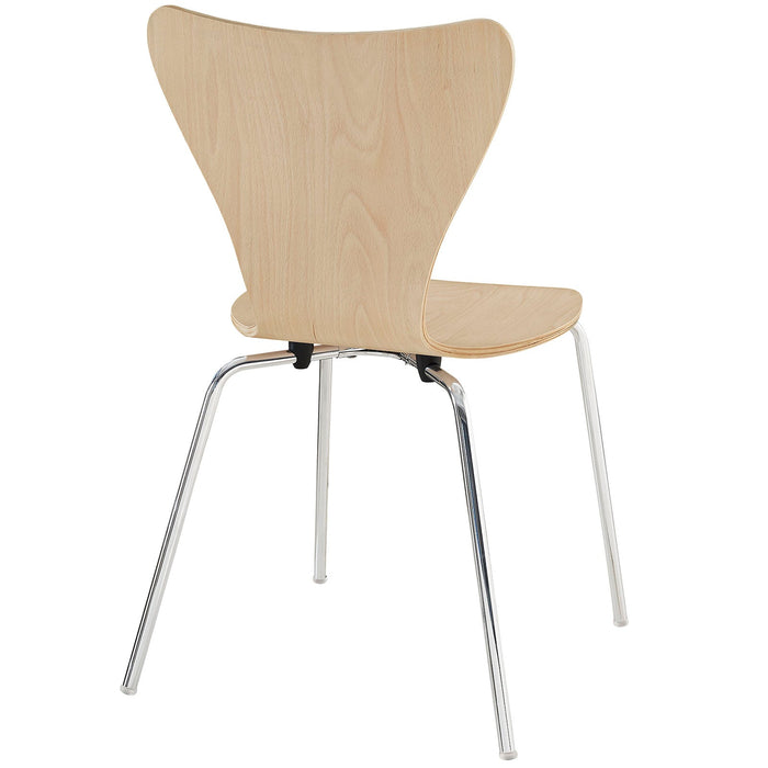 Modway Ernie Dining Side Chair in Black - Detail View