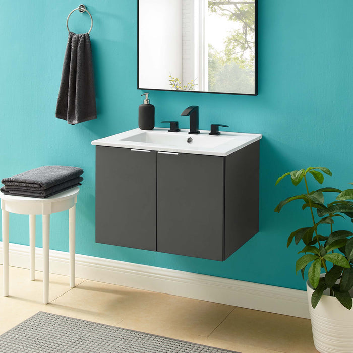 Maybelle Wall-Mount Bathroom Vanity Basin Included
