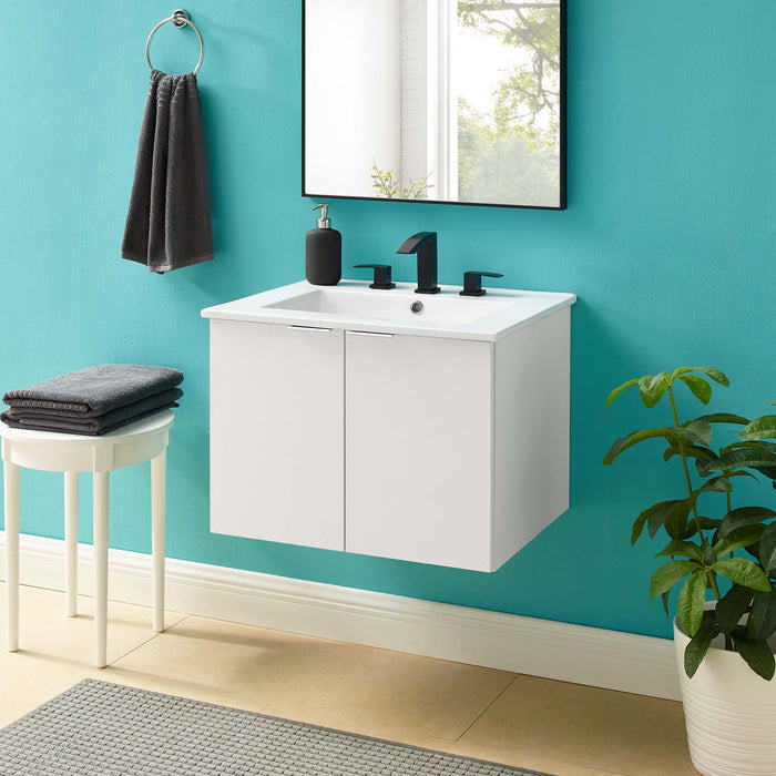 Maybelle Wall-Mount Bathroom Vanity Basin Included